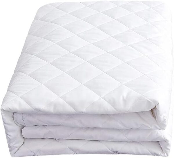 Luxurious Quilted Mattress Protectors in 12''/30cm & 16''/40cm Depth - Super Soft Fitted Style White - Mattress Single 4ft Double King Super King All UK Sizes - Image 6