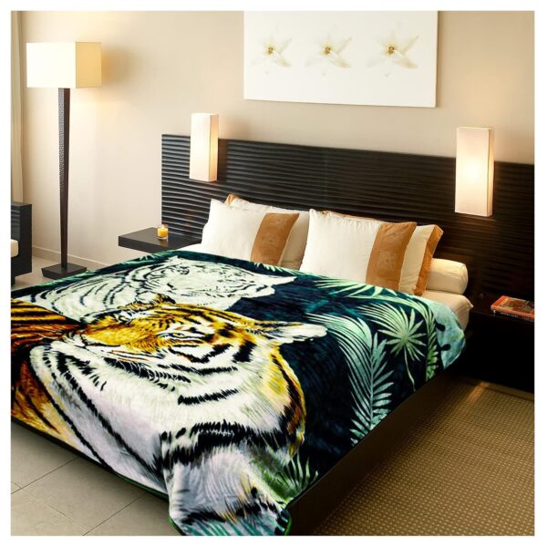 Super Soft Mink Faux Fur 3D Animal Print Blanket Bed Sofa Chair Throw Double & King Size Bedding Accessories - Image 4