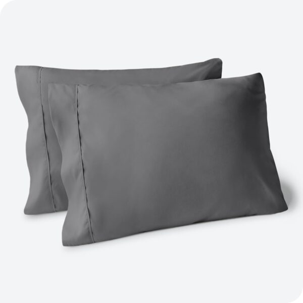 Luxurious Microfiber & Satin Slip Silk Pillowcases - Soft & Silky - Envelope Closure - Pack of 2 or 4 - Hair & Skin Care - UK Standard Size - Wrinkle-Resistant - Image 6