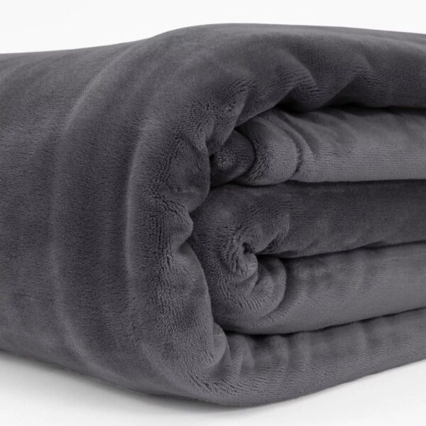 Luxurious King Fleece Mink Throw Blanket - 200cm x 240cm - Image 3